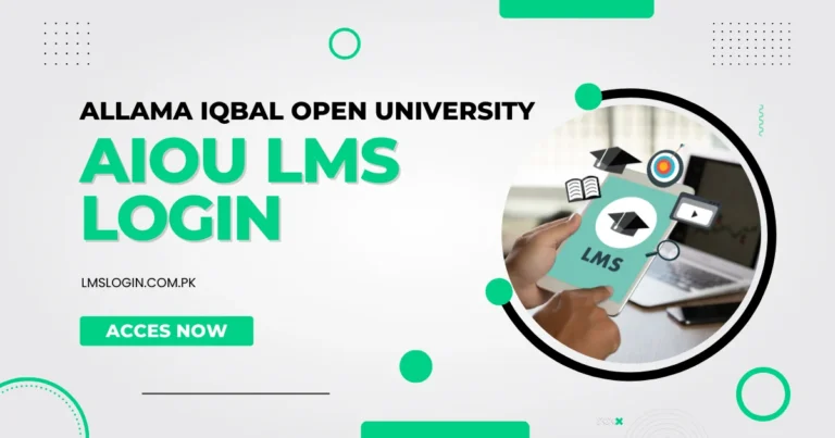 AIOU LMS Login – Allama Iqbal Open University