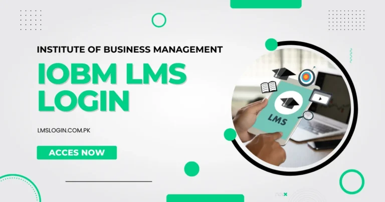 IOBM LMS Login – Institute of Business Management