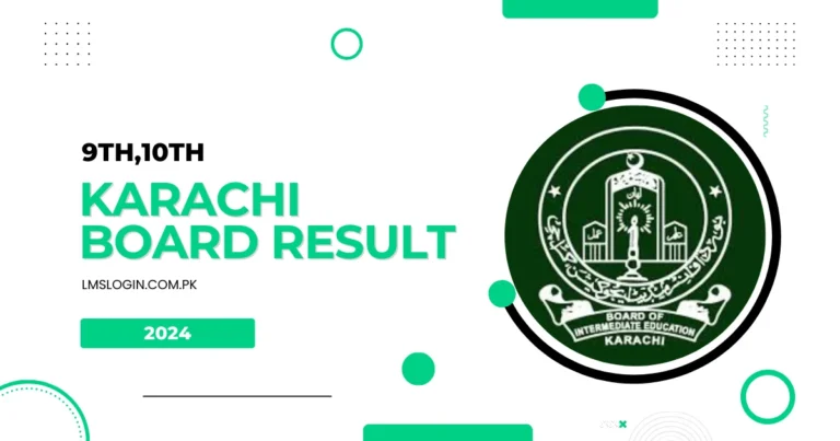 How to Check 9th/10th Karachi Board Result