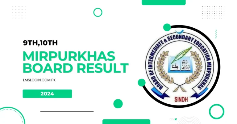 How to Check 9th/10th Mirpurkhas Board Result